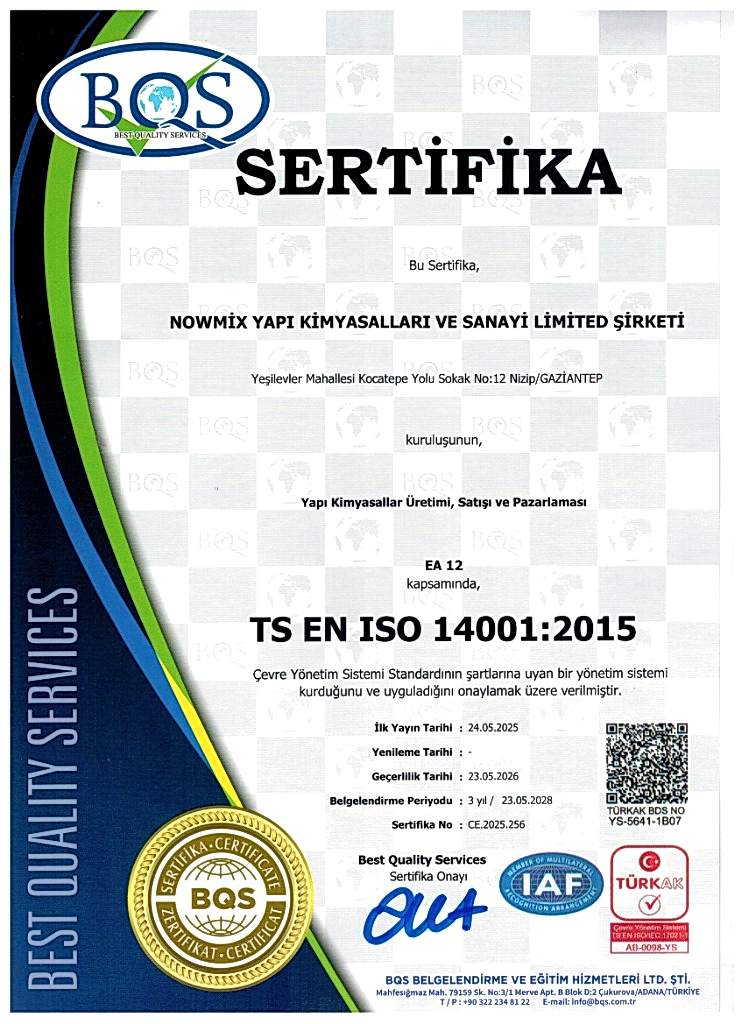 ISO 14001 Çevre Yönetim Sistemi