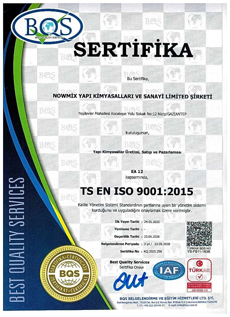 ISO 9001 Kalite Yönetim Sistemi